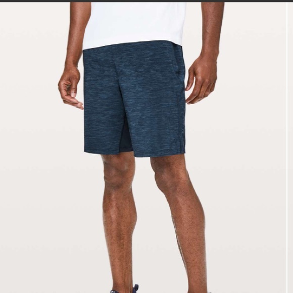 Lululemon T.H.E. Short 9" size s men’s 
Heathered  Iron Blue True Navy shorts - Picture 1 of 15